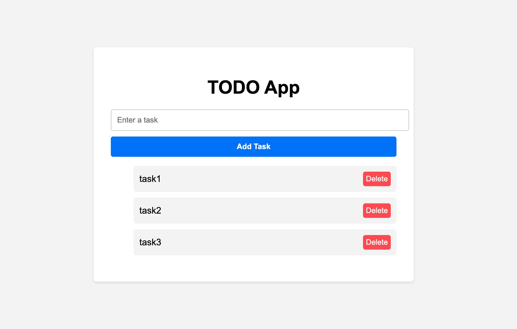 ChatGPT가 만들어준 간단한 Todo App