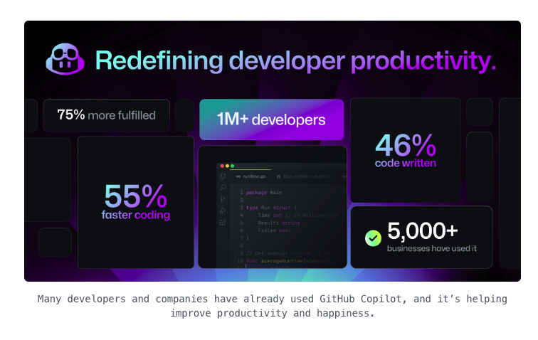 GitHub Copilot의 성과